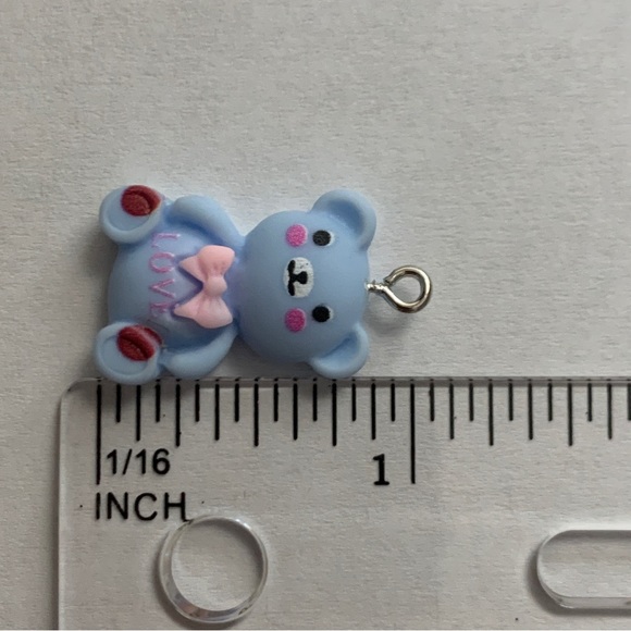 Blue Bear Charm Pendant - Picture 8 of 8